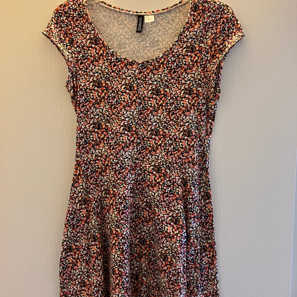Round Neck Sleeveless A-Line Dress